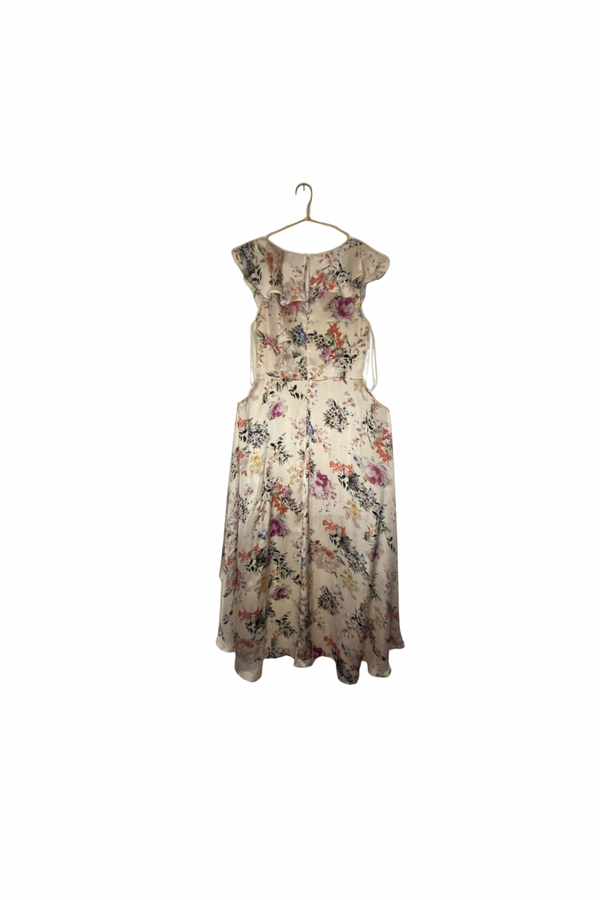 Second Hand- Vestido Hueso Floreado