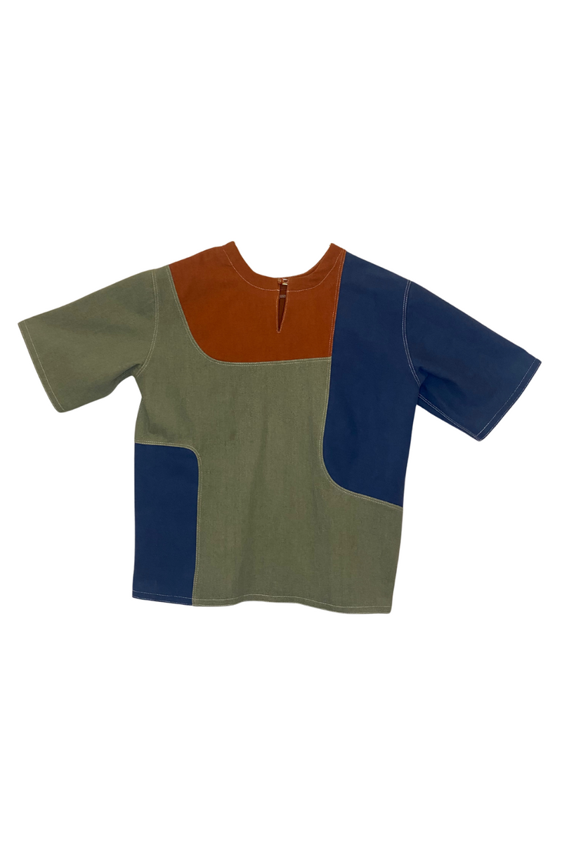 Colección reBonita- Camisa Mezclilla Verde