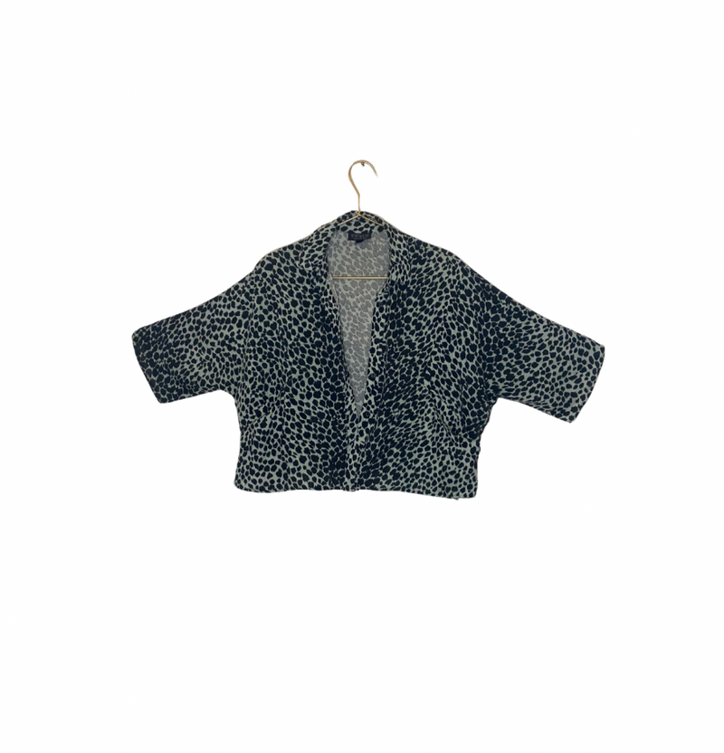 Second Hand - Blusa Verde con Manchas Negras