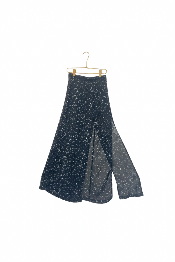 Second Hand - Falda negra con estrellas