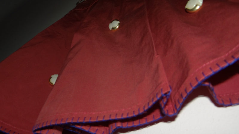 Colección reBonita- Falda roja con Botones