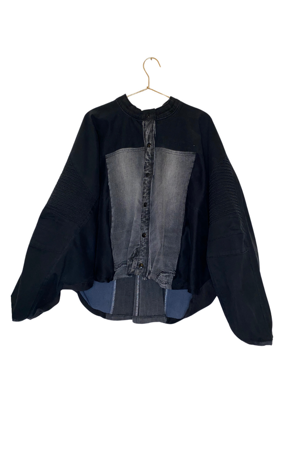 Colección rebonita-chamarra mezclilla