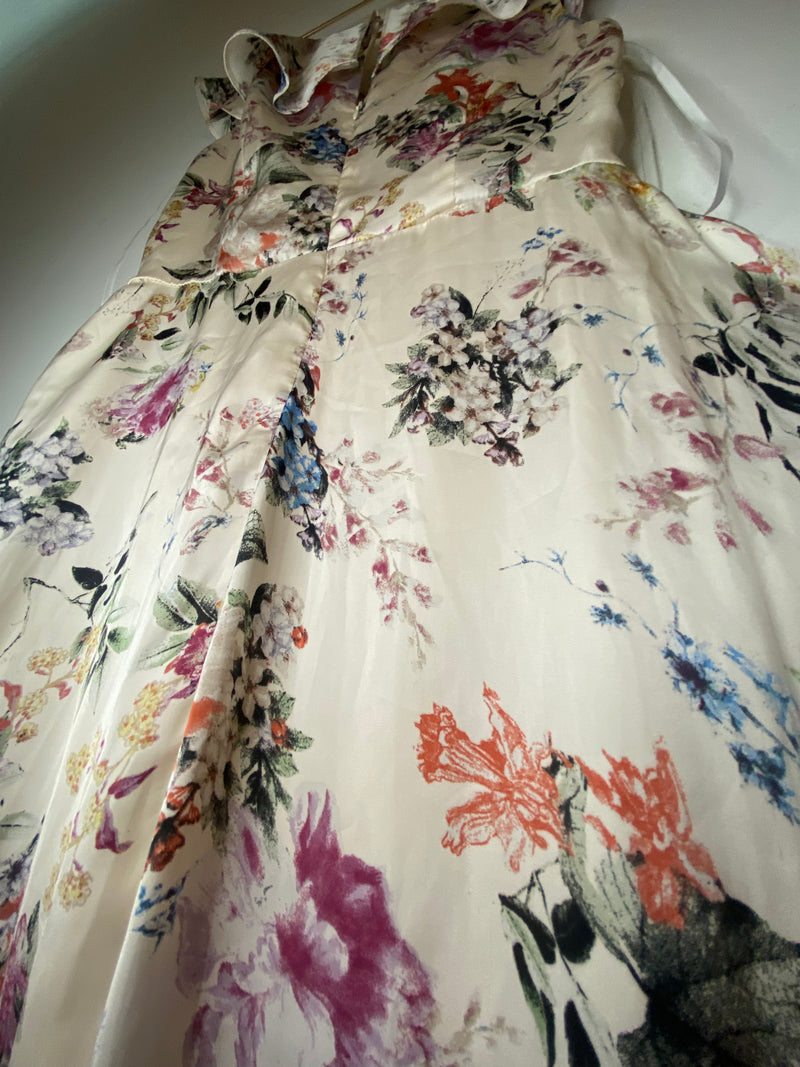Second Hand- Vestido Hueso Floreado