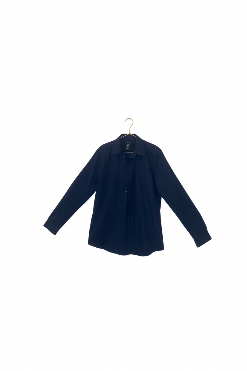 Second Hand - Camisa Azul Marino H&M