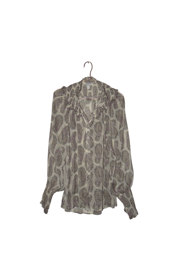 Second Hand - Blusa Floreada Top Shop