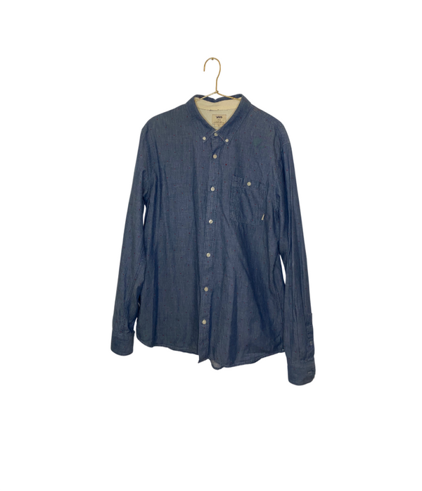 Second Hand - Camisa Azul,con puntos rojos Vans