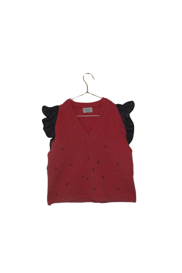 Colección ReBonita- Chaleco Rojo con Flores