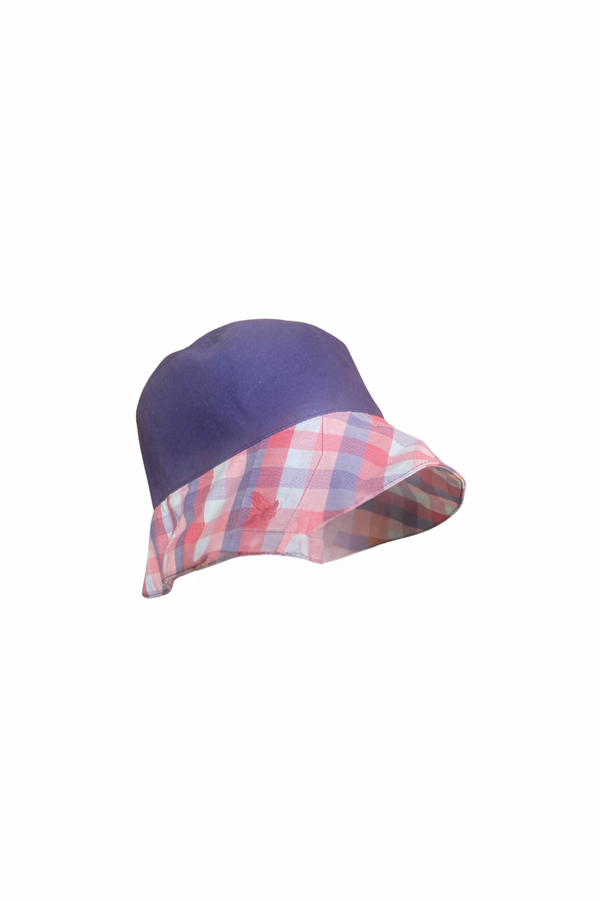 Colección reBonita - Bucket Hat azul con cuadros