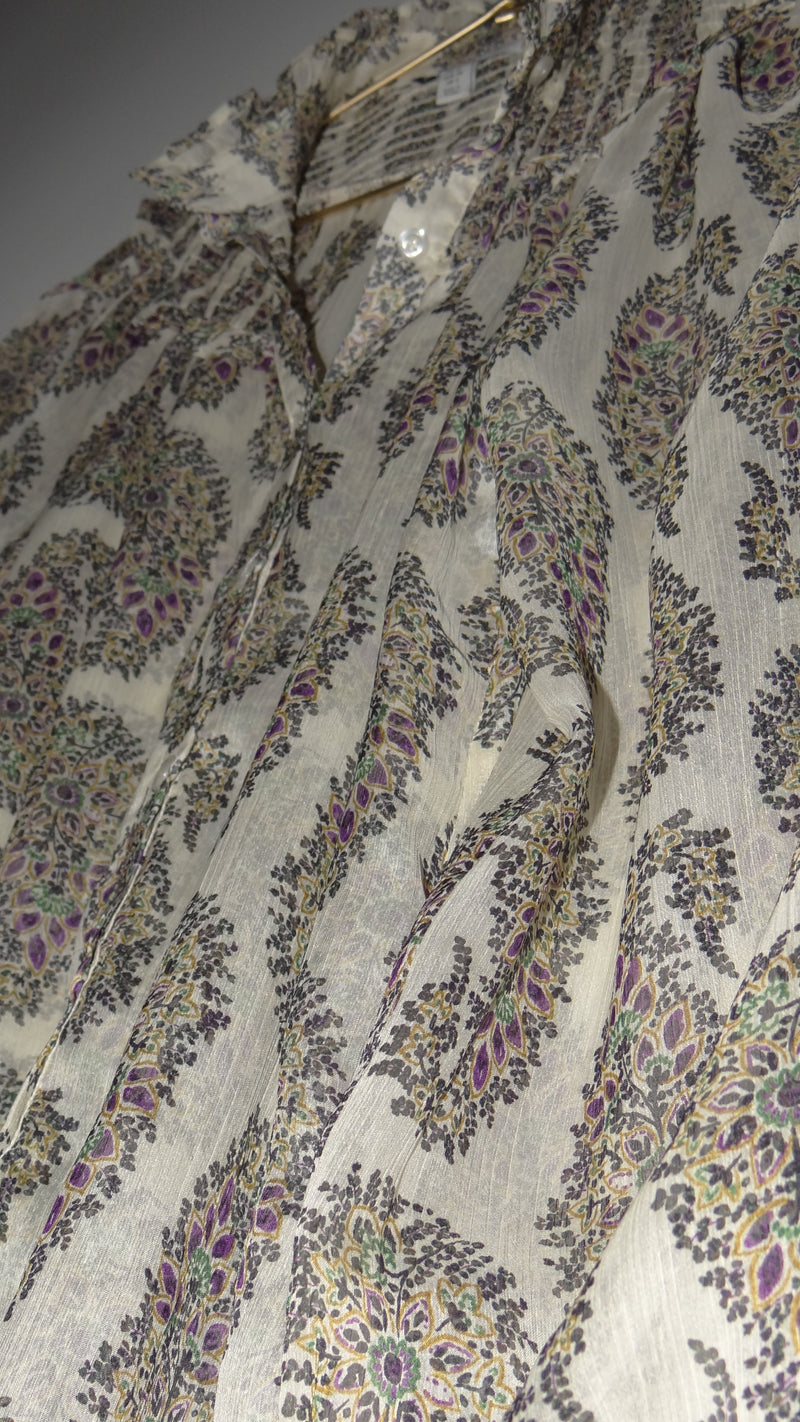 Second Hand - Blusa Floreada Top Shop