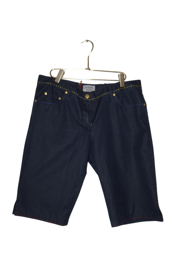 Colección rebonita Short de mezclilla con bordado