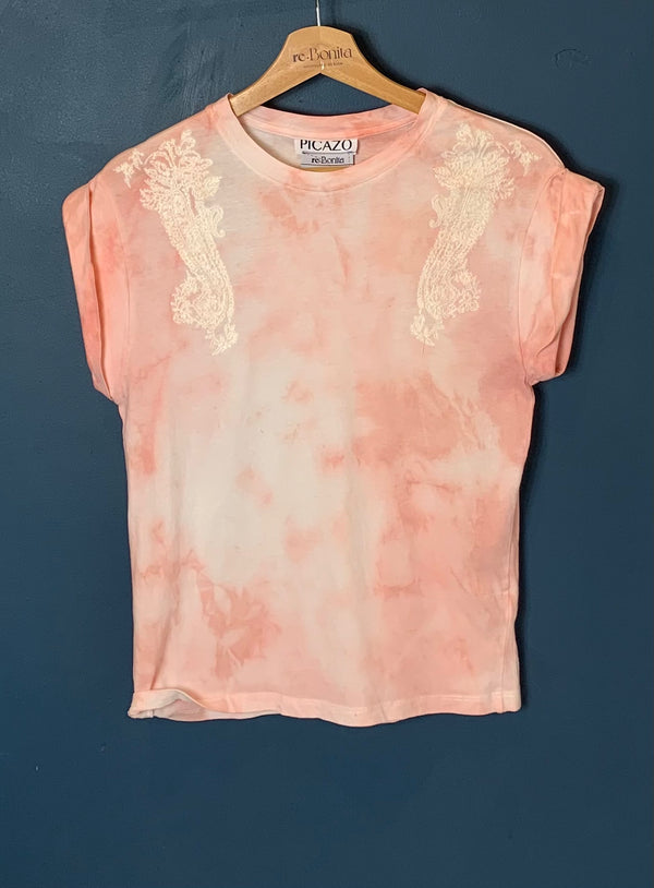 Blusa Picazo-Rebonita teñida