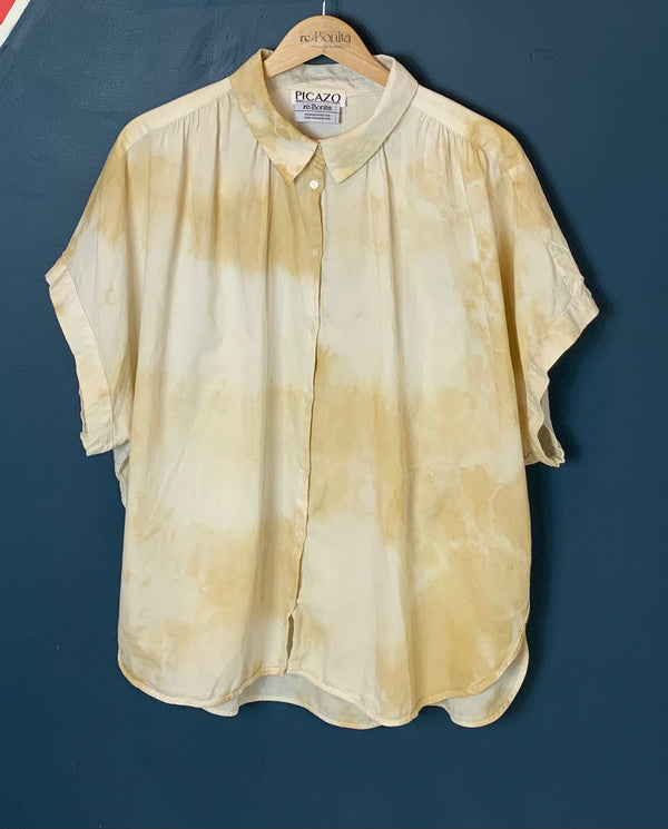 Camisa teñida oxido Picazo-Rebonita